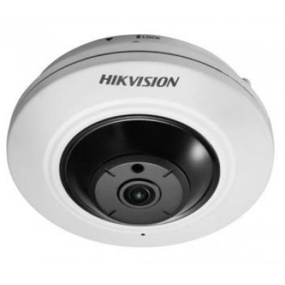 5мп Fisheye IP відеокамера Hikvision з функціями IVS і детектором осіб